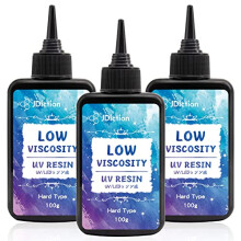UV Resin, Upgrade 300g Low Viscosity Hard Thin UV Resin with Super Crystal Clear Resin Kit for Jewelry, Casting, Coating and DIY Craft