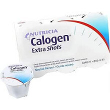 Calogen Extra Shots Neutral Flavour - High-Energy Fat Emulsion (4 kcal/mL) For Medical Nutrition, Tube Feeds & Oral Supplements