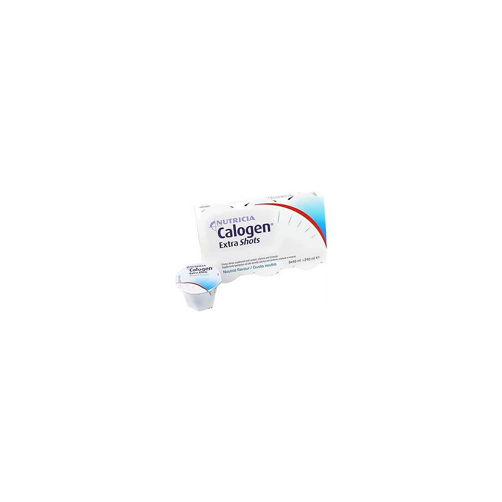 Nutricia Calogen Extra Shots Neutral Flavour - High-Energy Fat Emulsion (4 Kcal/Ml) For Medical Nutrition, Tube Feeds & Oral Supplements