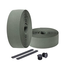 Bike Handlebar Tape Road Bike I Foam Grip Bike Tape I Includes Handlebar Plugs I RaceRibbon BHT-01 Olive Green,200 x 3 cm