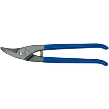 D214-250L Left Cutting Shape Cutting Punch Snips, Blue/Grey