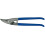 BESSEY D214-250L Left Cutting Shape Cutting Punch Snips, Blue/Grey 1