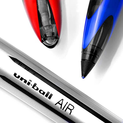 Uni-Ball AIR - 0.7mm Medium Rollerball - 4 Pack - Black - UBA-188-L 2
