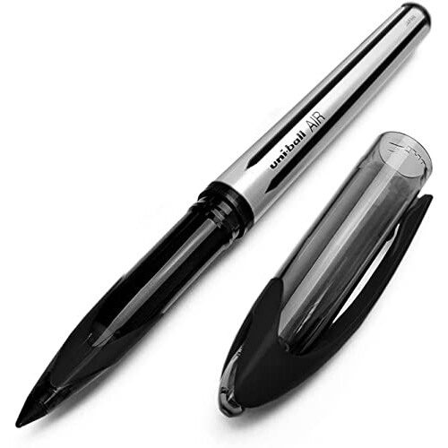 Uni-Ball AIR - 0.7mm Medium Rollerball - 4 Pack - Black - UBA-188-L 1