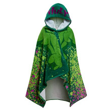 Incredible Hulk Hooded Boys Bath Towel 100% Cotton Kids Poncho Avengers Beachtowel Bathing Toweling Swimming Wrap with Hand Pockets Swim Changing Robe