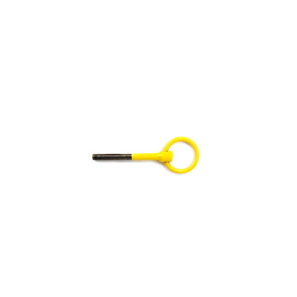 OMP FIA Stainless Steel Tow Eye (Yellow) - 50mm Diameter - Image 6
