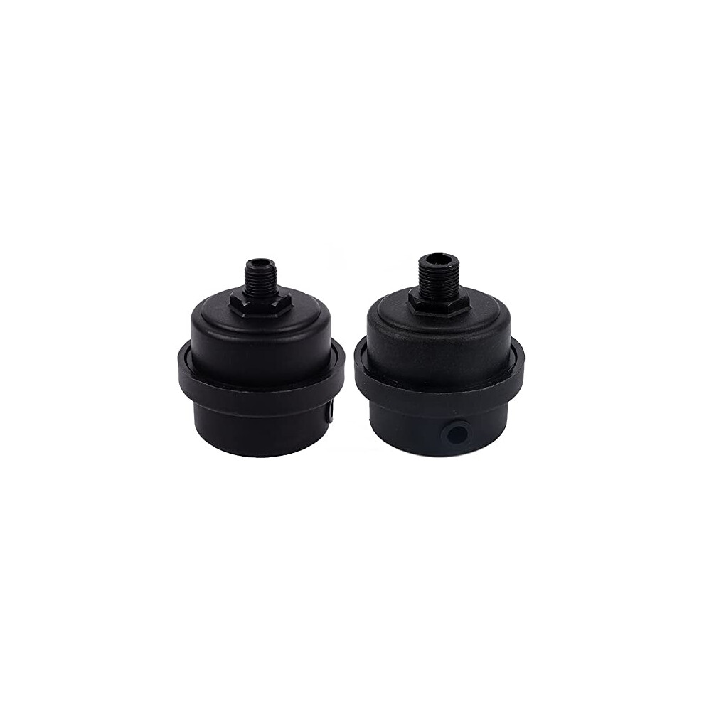 2 Pack Air Compressor Silencer Filter Plastic Housing Canister Piston Muffler For Blowers, Air Compressors, Boilers, Etc (1/2"Pt 20Mm) 784104099817