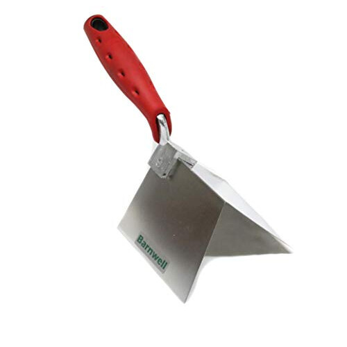 5" External Edge Outside Stainless Steel Plastering Corner Trowel