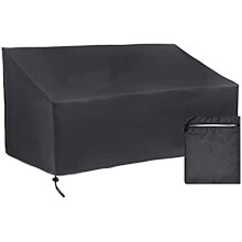 Garden Furniture Cover for 2 Seater Sofa Garden Bench Seat Cover aWterproof, Windproof, Anti-UV, Heavy Duty 420D Polyester Outdoor Furniture Covers