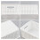 White Plastic Woven Storage Baskets, 6 Packs 4