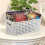 White Plastic Woven Storage Baskets, 6 Packs 7