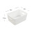 White Plastic Woven Storage Baskets, 6 Packs 3