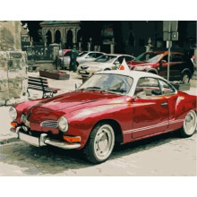 DIY Paint by Numbers for Adults Beginner - Cars on The Street 16x20 inches Number Painting (No Frame)
