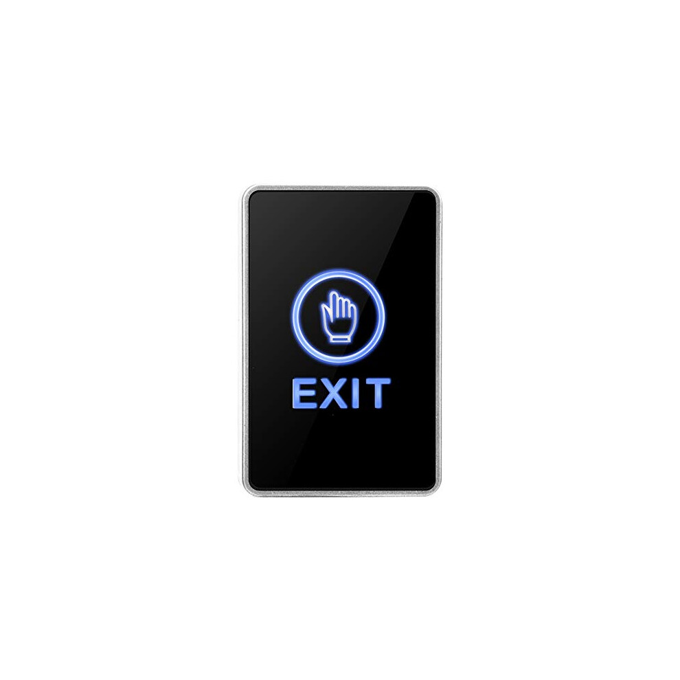 Touch Sensor Door Exit Release Button Switch With Led Light, Touch Sensor Pannel No Nc Com Exit Access Control Switch Button For Home Security Â¦ 736342176157