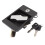 A15112300ux1263 Door Lock 2-Door Cupboard Closet Metal Key Lock Entry Locker 105 x 100 x 33mm Hardware Black 1