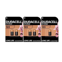 5 x Duracell 123 Lithium Batteries (2 Blister Packs of 2 Batteries + 1 Blister with 1 Battery) 5 Batteries (CR123 / CR123A / CR17345)