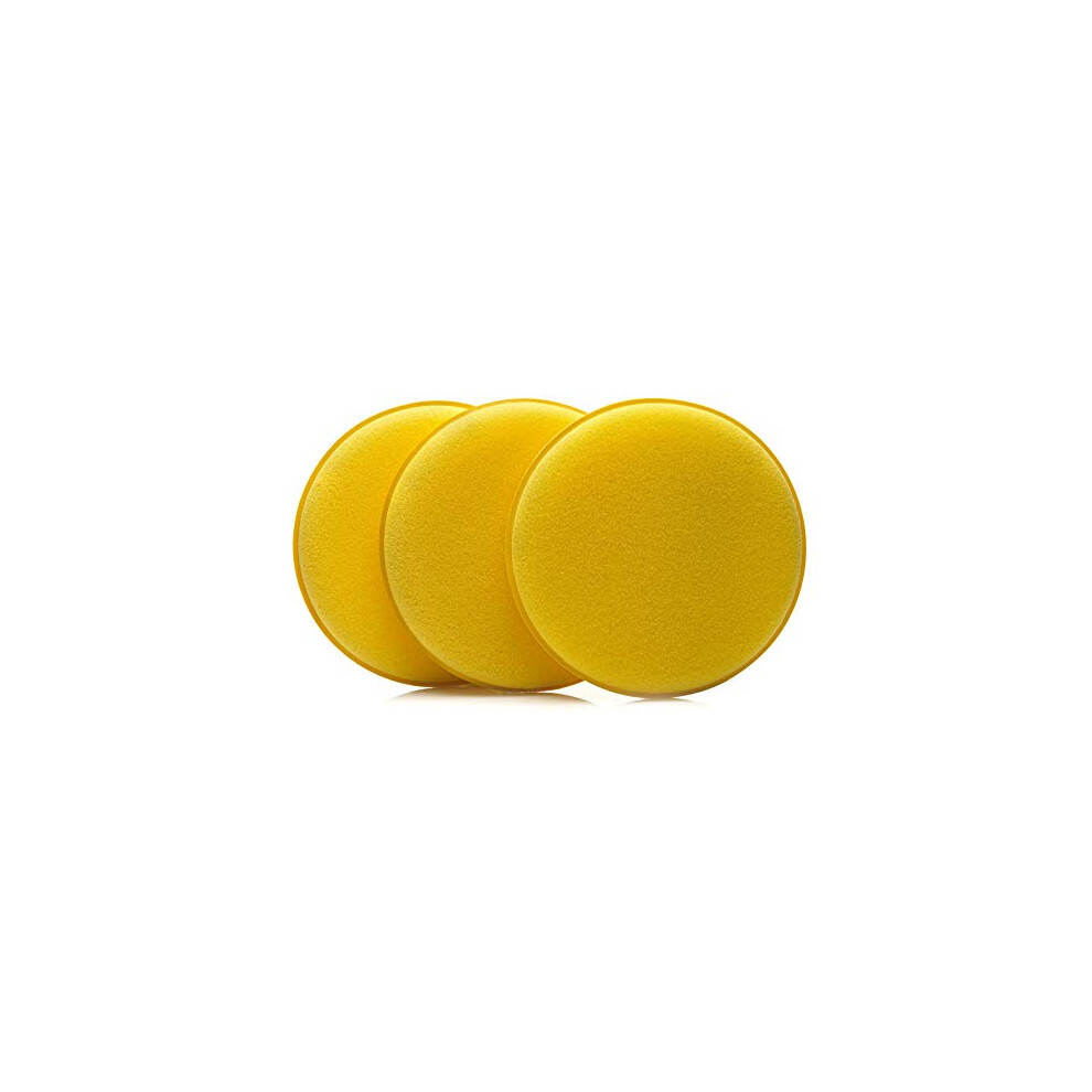 15001 Ultra-Soft Foam Applicator Pad, Multi-Purpose Sponge Pad | Ã 125 Mm | Pack Of 3 5391536490218