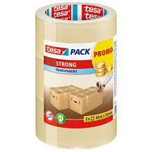 tesapack PP STRONG 3 x 66M:50 MM TRANSPARANT