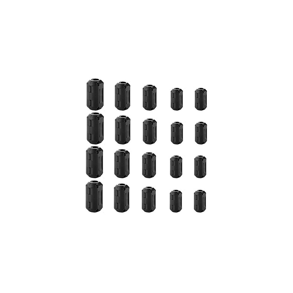 20Pcs Ferrite Core Ferrite Choke Ferrite Clip-On Black Ferrite Ring Core Rfi Emi Noise Suppressor Cable Clip With 3.5Mm 5Mm 7Mm 9Mm 13Mm Inner 746060695335