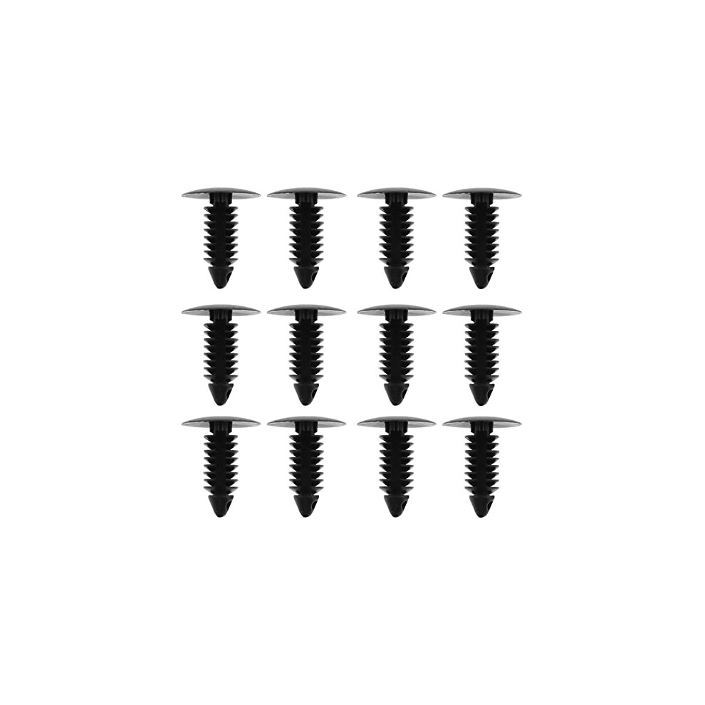 100Pcs Fir Tree Plastic Trim Clips For 7.5Mm Hole Car Retainer Clips Car Bumper Fender Rivets Push Pins Clips Fasteners 17.5Mm Head 22.5Mm Height 6975498011835