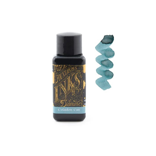 - 30ml Fountain Pen Ink - Celadon Cat