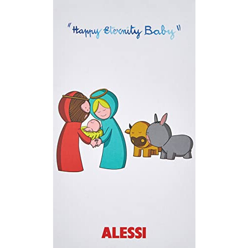 Alessi Two Figurines, porcelain, Multicolor, One Size 1