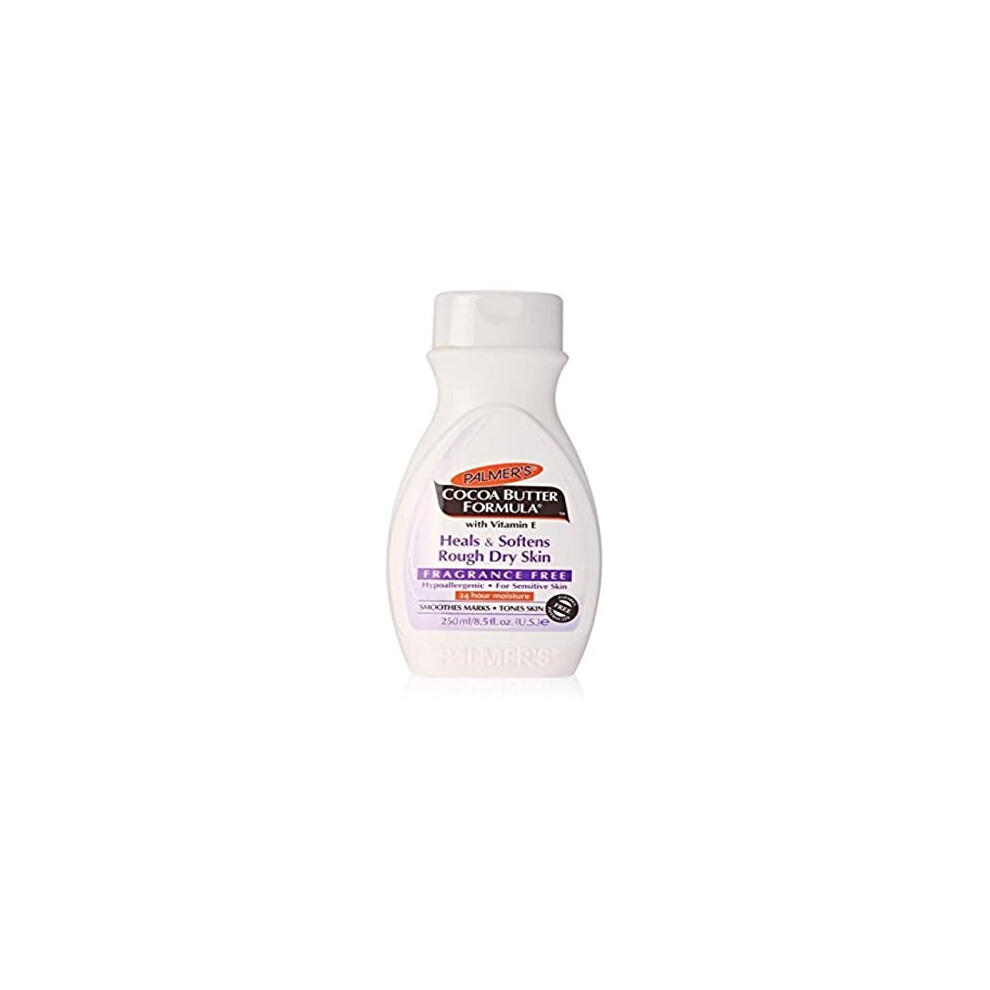 Cocoa Butter Formula with Vitamin E Heals Smoothes for Sensitive Skin Frangrance Free, 250 ml