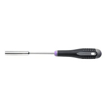 BE-7810 Nut Driver with "Ergo" Handle/Long Bore, Multi-Colour, 10 mm