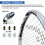 HEAD Microgel 125 Squash Racquet - Blue/White, Size 100 3