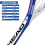 HEAD Microgel 125 Squash Racquet - Blue/White, Size 100 2