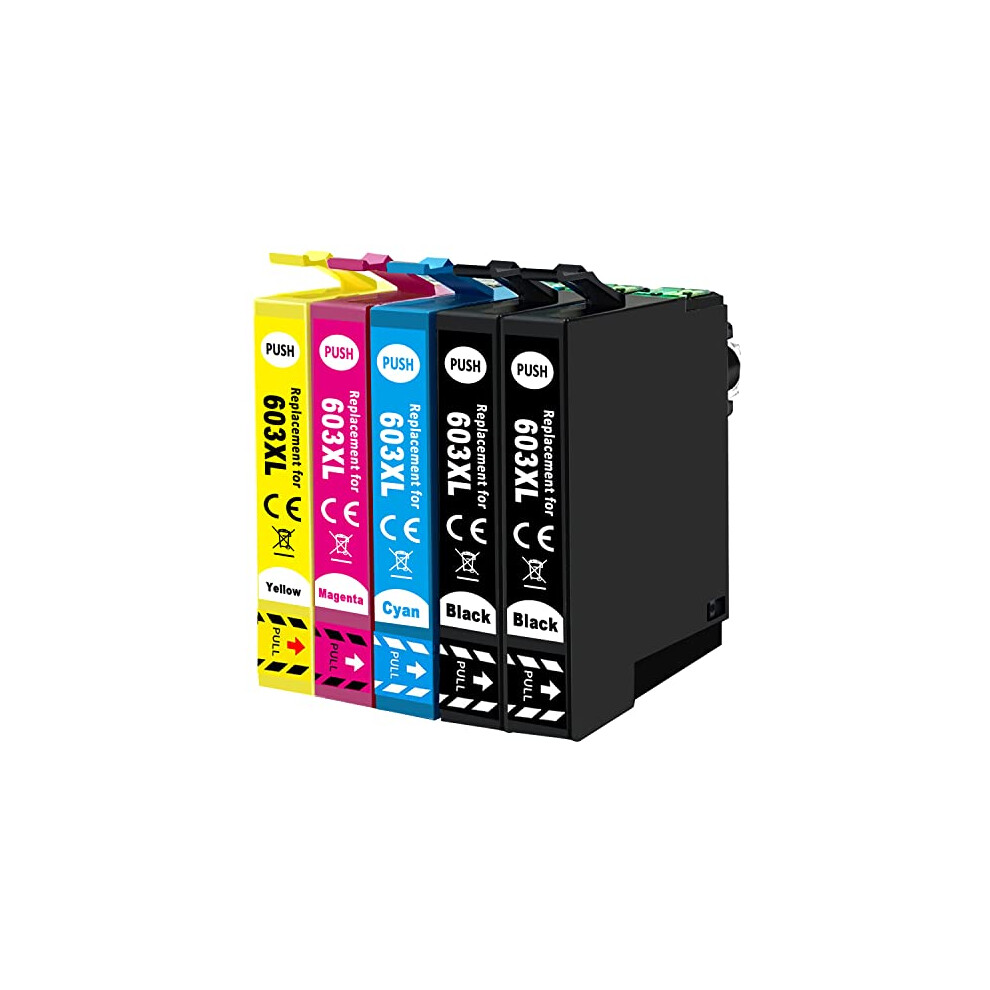 603Xl Compatible Ink Cartridges Replacement For Epson 603 603XL Ink Cartridges For Xp-2100 Xp-2105 Xp-3100 Xp-3105 Xp-4100 Xp-4105 Workforce Wf-2810 644097436818