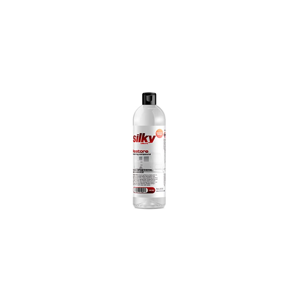 New Formula Silky Cleaner - Motorhome And Caravan - Silky Restore - Polishing Compound 500Ml 5060468617917