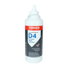 Internal & External D4 Premium Wood Adhesive -1L Adhesive & Sealant, White