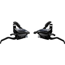 Altus ST-EF500 EZ fire plus STI set, 2-finger lever, 2 x 7-speed, black