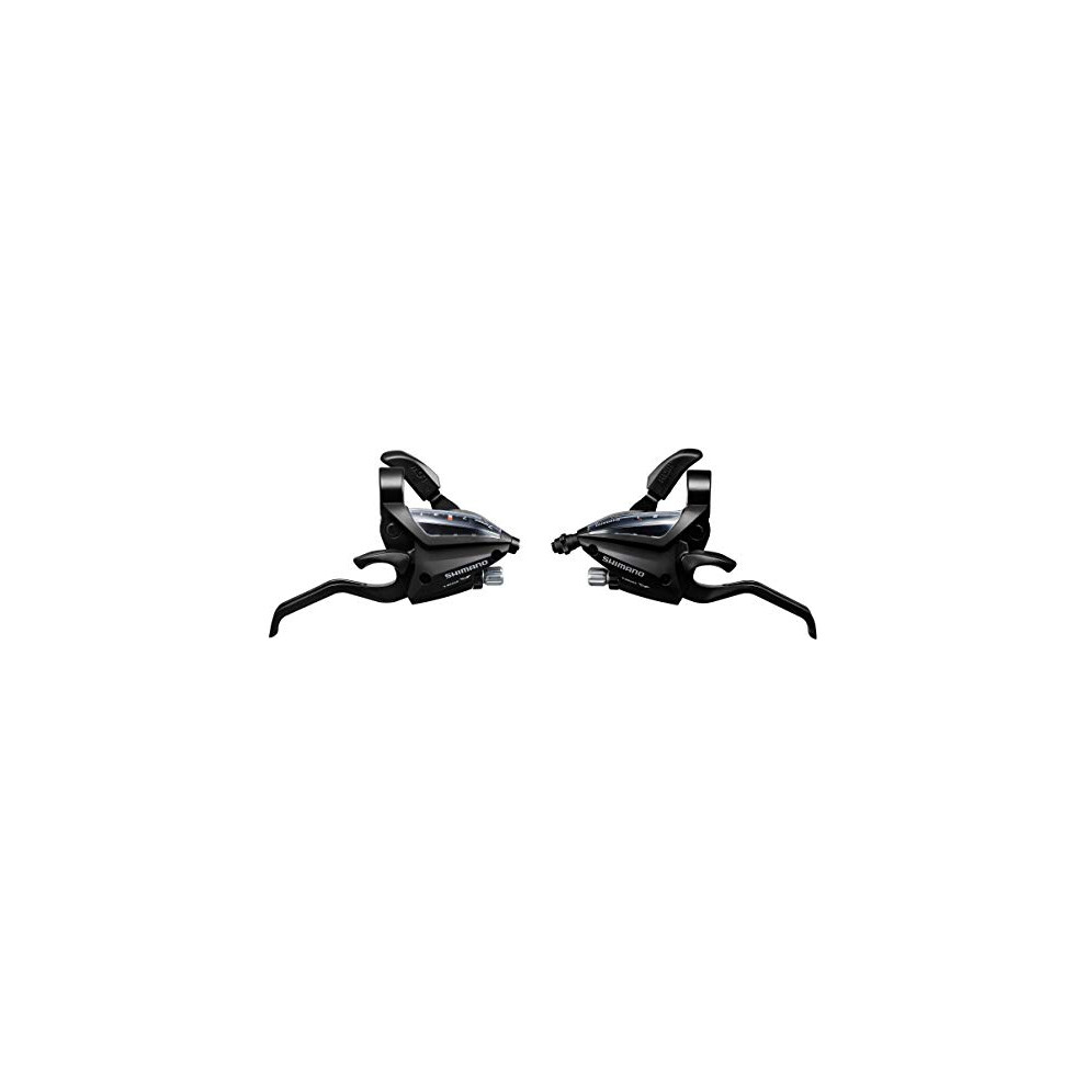 Shimano Altus St-Ef500 Ez Fire Plus Sti Set, 2-Finger Lever, 2 X 7-Speed, Black