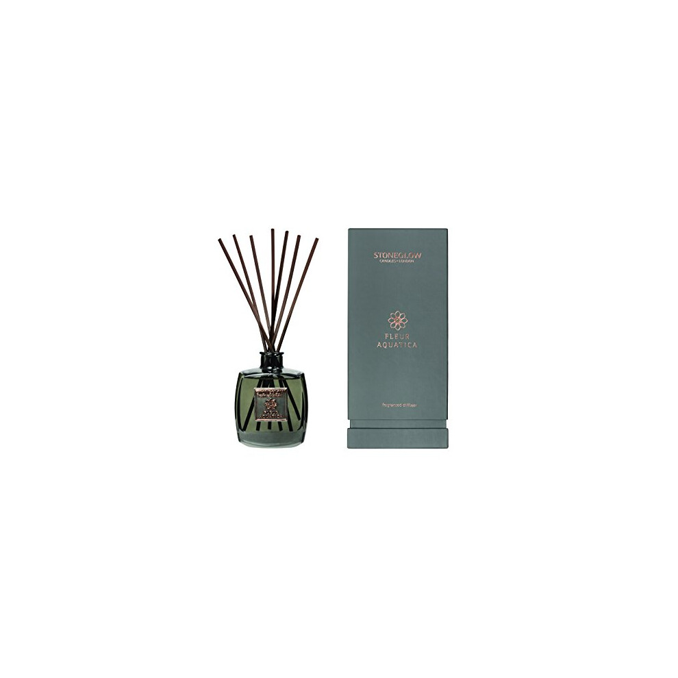 Metallique "Fleur Aquatica" Reed Diffuser