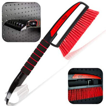 Germany Solid Unbreakable Car Windscreen Ice Scraper Snow Insect Brush Long Handle H995100