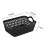 Desktop Plastic Basket, Set of 12 Plastic Small Storage Trays Baskets (Black) 3
