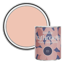 Pink Moisture Resistant Bathroom Wood and Cabinet Paint in Gloss Finish - Coral 750ml