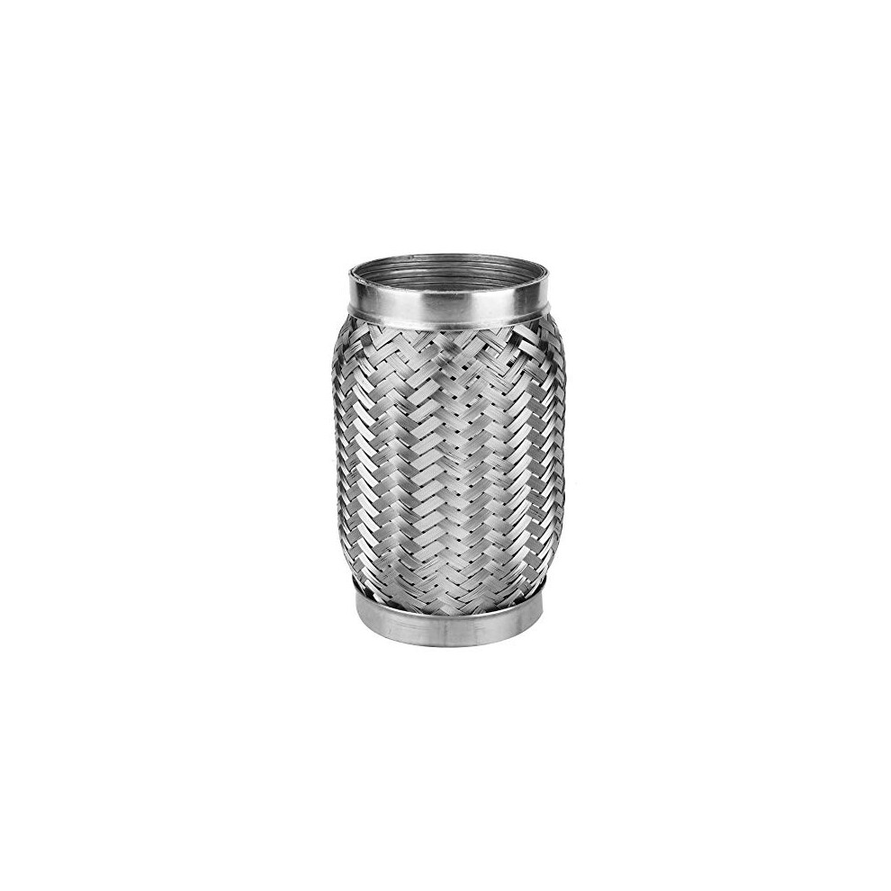 Universal Exhaust Flex Pipe 3 X 6Inch Stainless Flexi Pipe Flexible Exhaust Stub With Internal Corrugated Pipe 8723836901816