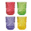 Coloured Tiki Shot Glasses 4 Pack 2