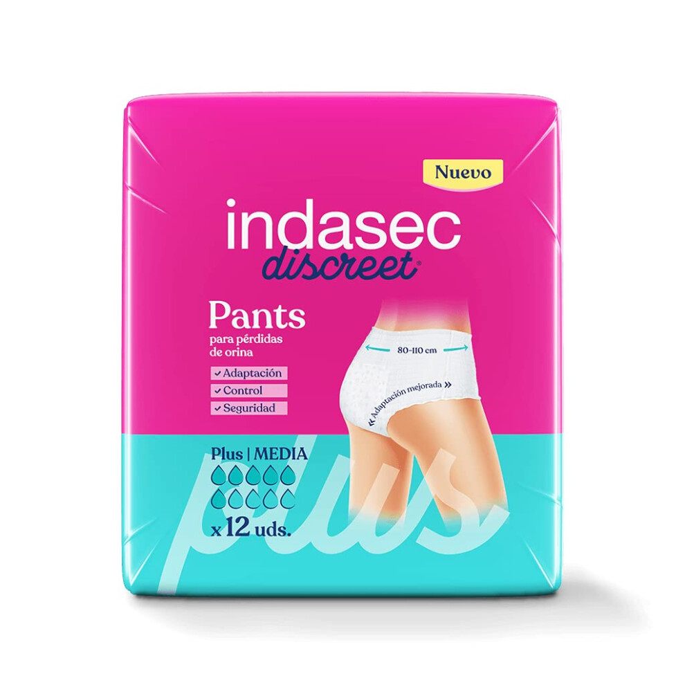 Indasec Incontinence: Protective Briefs & Underwear 125 Ml