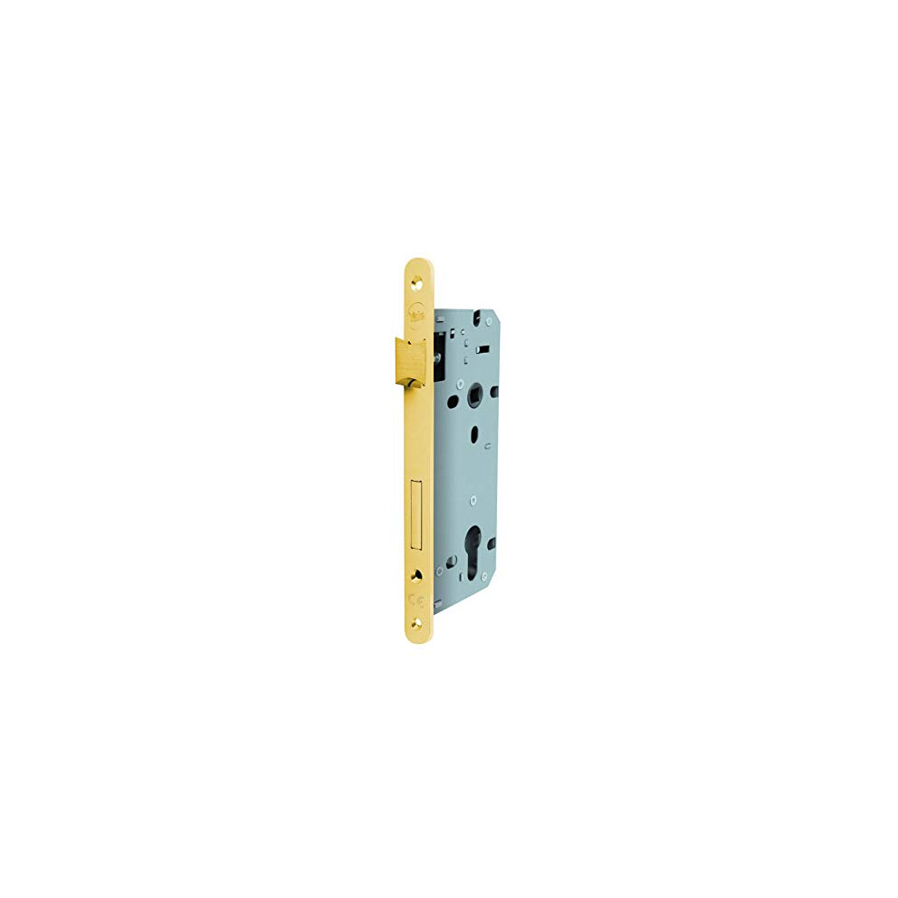 Y52X00700S2 Y52X Series Mortise Lock Wooden Doors with Square Edge Front, Entrance 70 mm, Wheel Drive 85 mm, Satin Nickel, 70mm