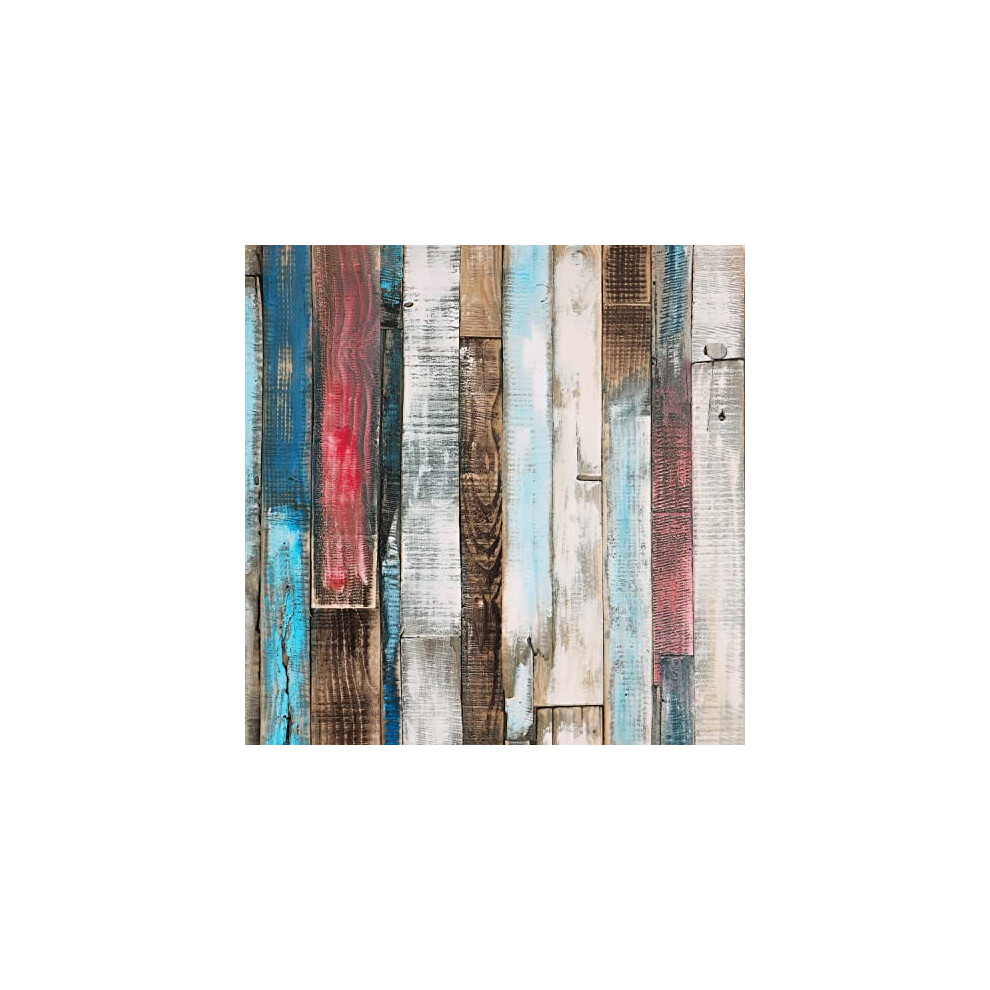 2 Pack Sticky Back Wood Effect Self-Adhesive Wallpaper - 3m x 30cm/10ft x 12 Inches Peel & Stick Rolls - Wood Grain Removable Decorative Contact Paper