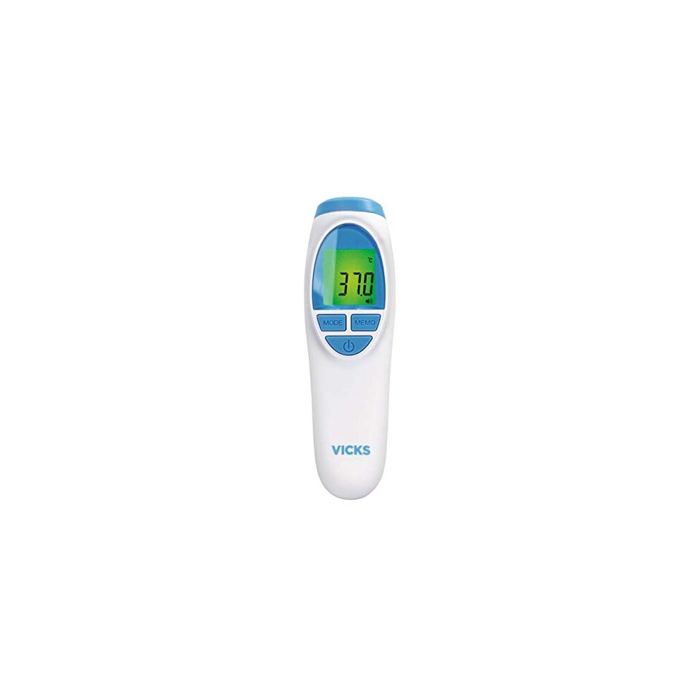 VNT200EU Thermometer with No Touch Technology (Clinically Tested Accuracy, Fever InSight, Quiet Mode, Fast Measurement)