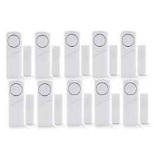 Magnetic Door/Window Alarm Doorbell, Wireless Security sensor Burglar Alarm System Loud 90 dB, Shed Garage Vibration Entry Warnning Detector, for