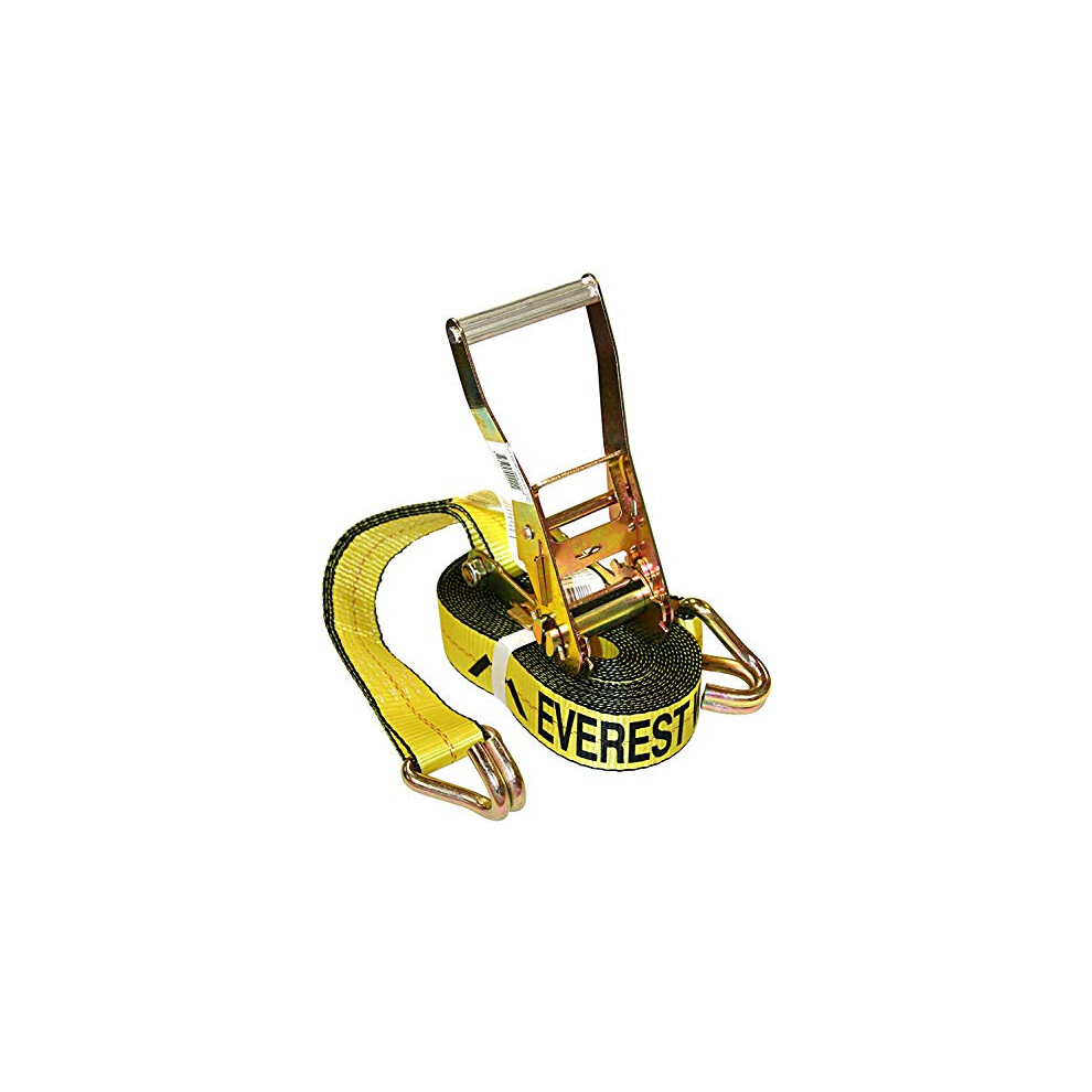 Premium Ratchet Tie Down Â 1 Pk Â 2 In Â 27 Ft Â 3333 Lbs Working Load Â 10000 Lbs Break Strength Â Double J Hook Â Cargo Straps Perfect 859795002221