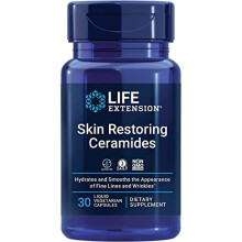 Life Extension, Skin Restoring Phytoceramides, Wheat Oil Extract, 30 Vegan Liquid Capsules, Lab Tested, Gluten Free, Vegetarian, SOYA Free, Non-GMO