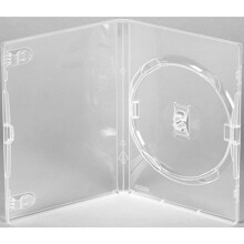 25 X Genuine Amaray Single DVD Clear Case 14mm Spine - Pack of 25