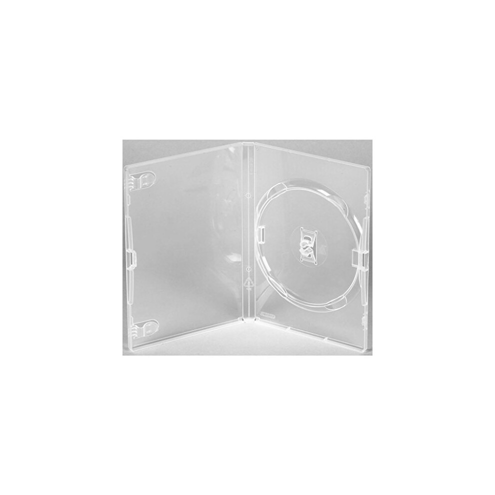 25 X Genuine Amaray Single Dvd Clear Case 14Mm Spine - Pack Of 25 5060376112405